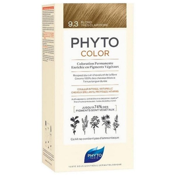 Colore permanente Phyto Paris Color 9.3-rubio dorado muy claro