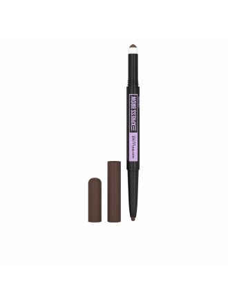 Eyebrow Pencil Maybelline Express Brow Satin Duo 04 Dark Brown